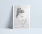 Mother and child A4 prints by Niki Pilkingon