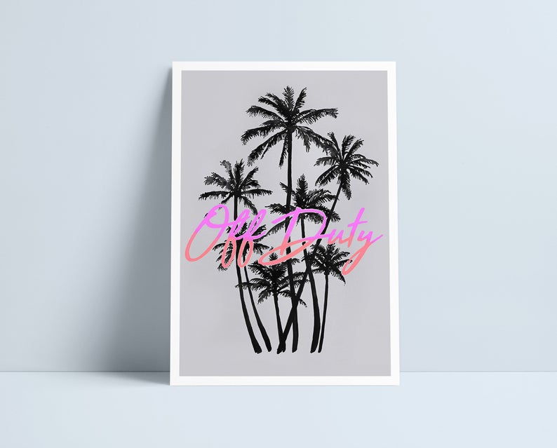 Off Duty A4 print by Niki Pilkington