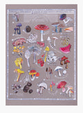 Madarch a ffwng / Mushrooms and funghi A3 print by Ffion Gwyn